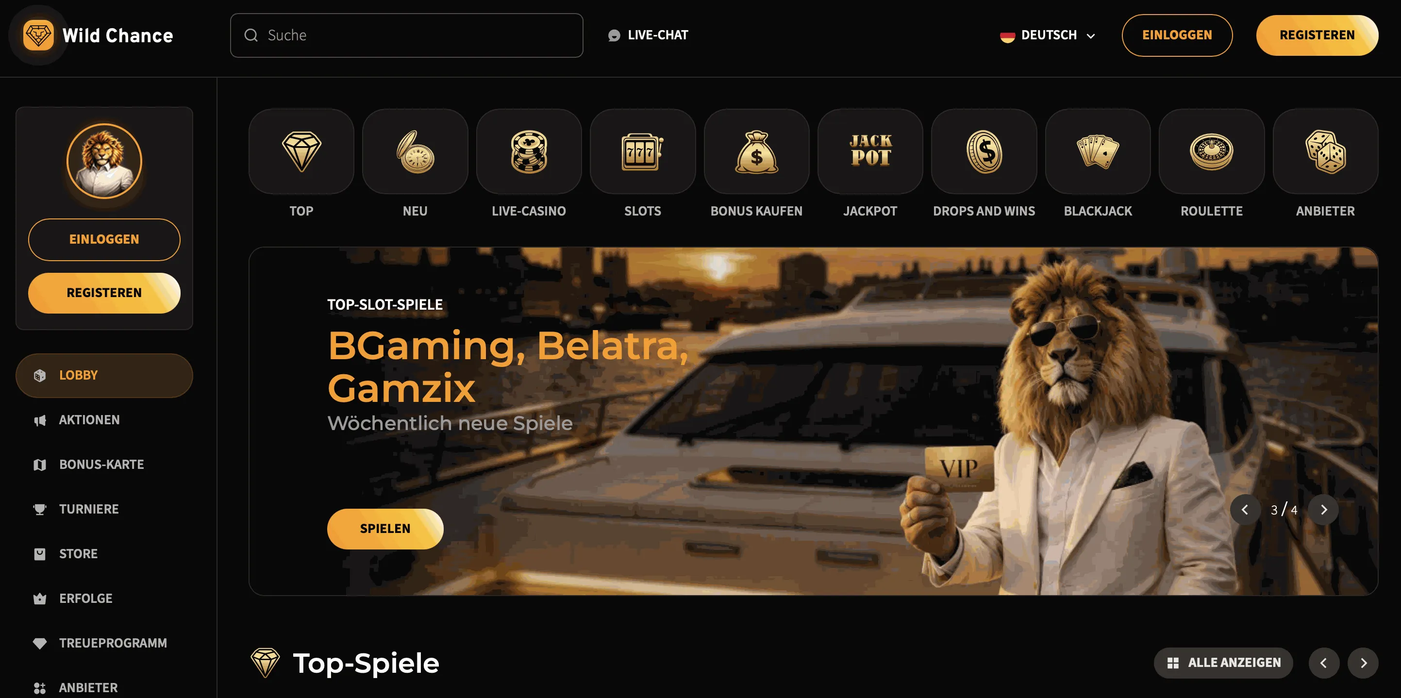 Wild Chance Casino – Bonus & Schnelle Auszahlungen Wild Chance Online Casino Startseite